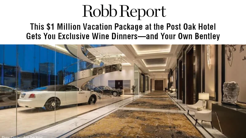 $1 Million Vacation Package at The Post Oak Hotel