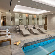 Spa pedicure station.